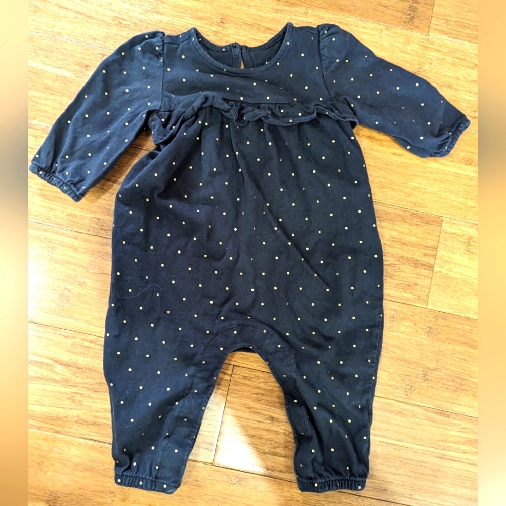 Gap one piece baby girl outfit. Comfy casual outfit
